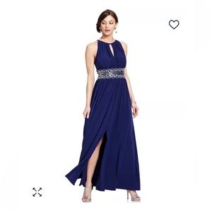 Petite Dress Wedding guest dress R&M Richards Petite Beaded Gown